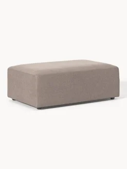 Westwing Collection Puf reposapiés grande Melva, 116 x 72 cm^ Reposapiés|Sofás