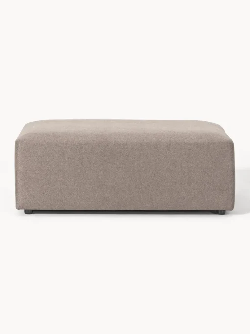 Westwing Collection Puf reposapiés grande Melva, 116 x 72 cm^ Reposapiés|Sofás