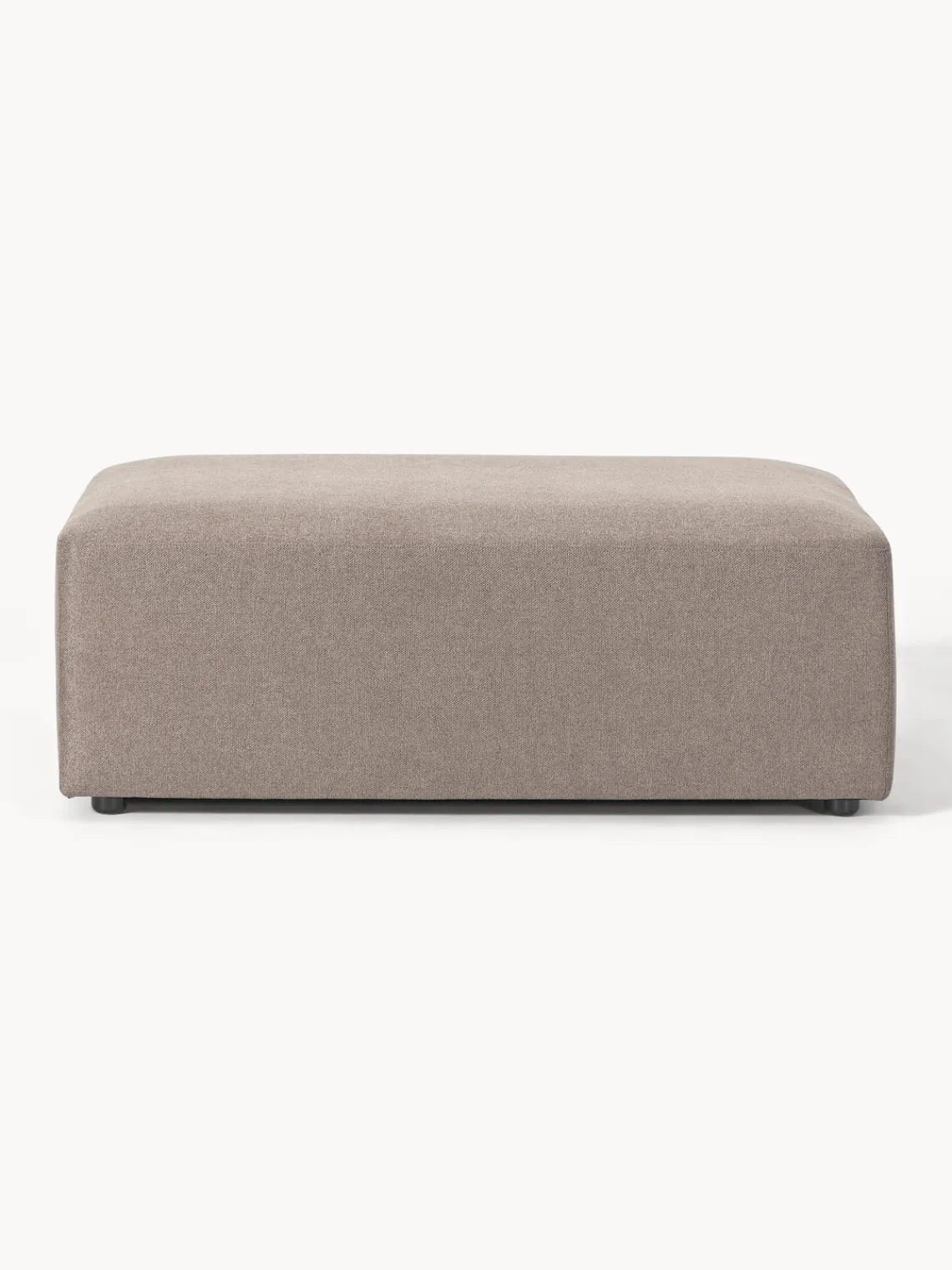 Westwing Collection Puf reposapiés grande Melva, 116 x 72 cm^ Reposapiés|Sofás