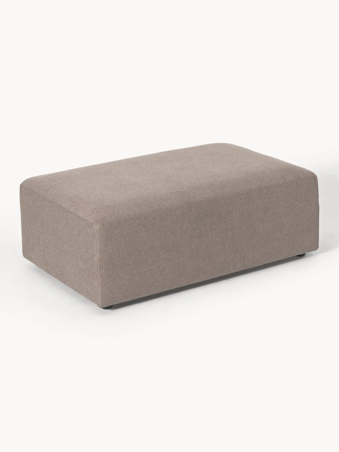 Westwing Collection Puf reposapiés grande Melva, 116 x 72 cm^ Reposapiés|Sofás