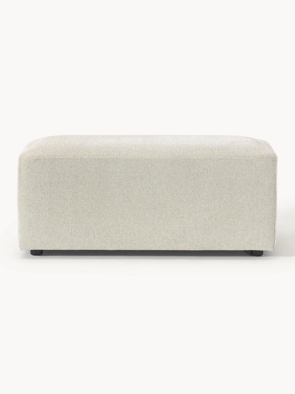 Westwing Collection Puf reposapiés grande Melva, An 116 x F 42 cm