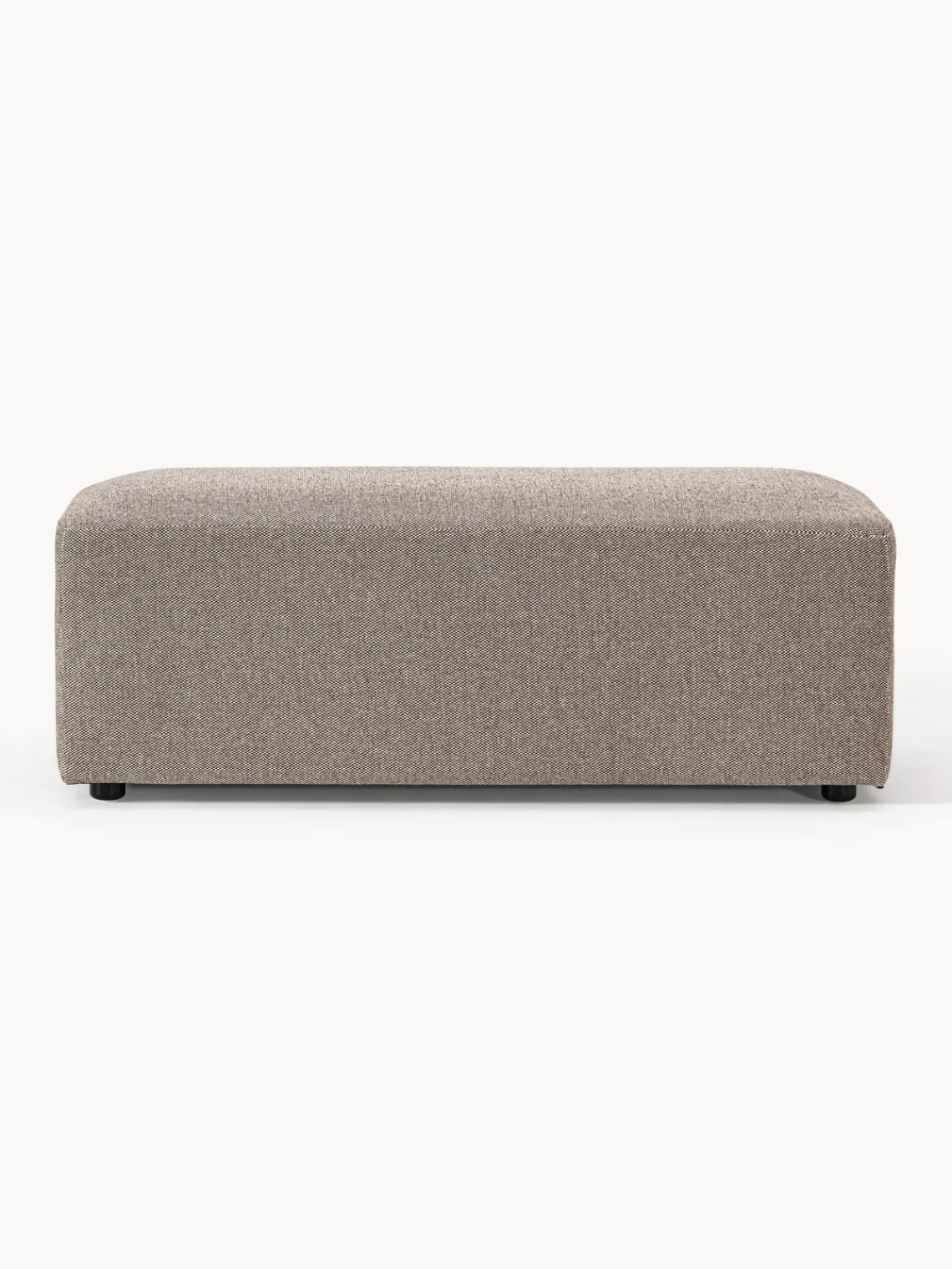 Westwing Collection Puf reposapiés grande Melva, 116 x 42 cm^ Reposapiés|Sofás