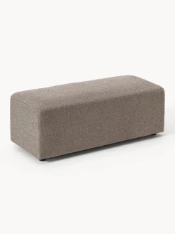 Westwing Collection Puf reposapiés grande Melva, 116 x 42 cm^ Reposapiés|Sofás