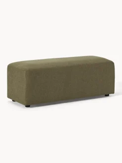 Westwing Collection Puf reposapiés grande Melva, 116 x 42 cm