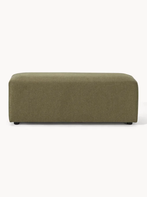 Westwing Collection Puf reposapiés grande Melva, 116 x 42 cm