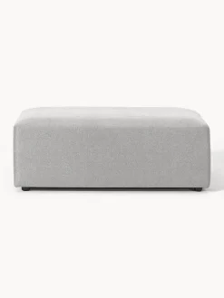 Westwing Collection Puf reposapiés grande Melva, 116 x 72 cm