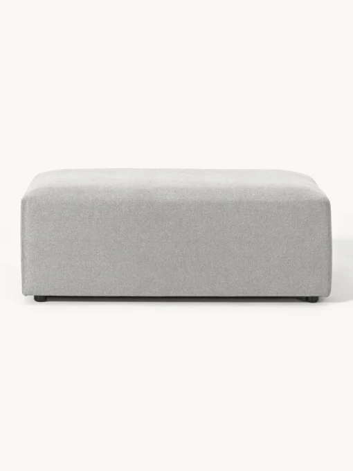 Westwing Collection Puf reposapiés grande Melva, 116 x 72 cm