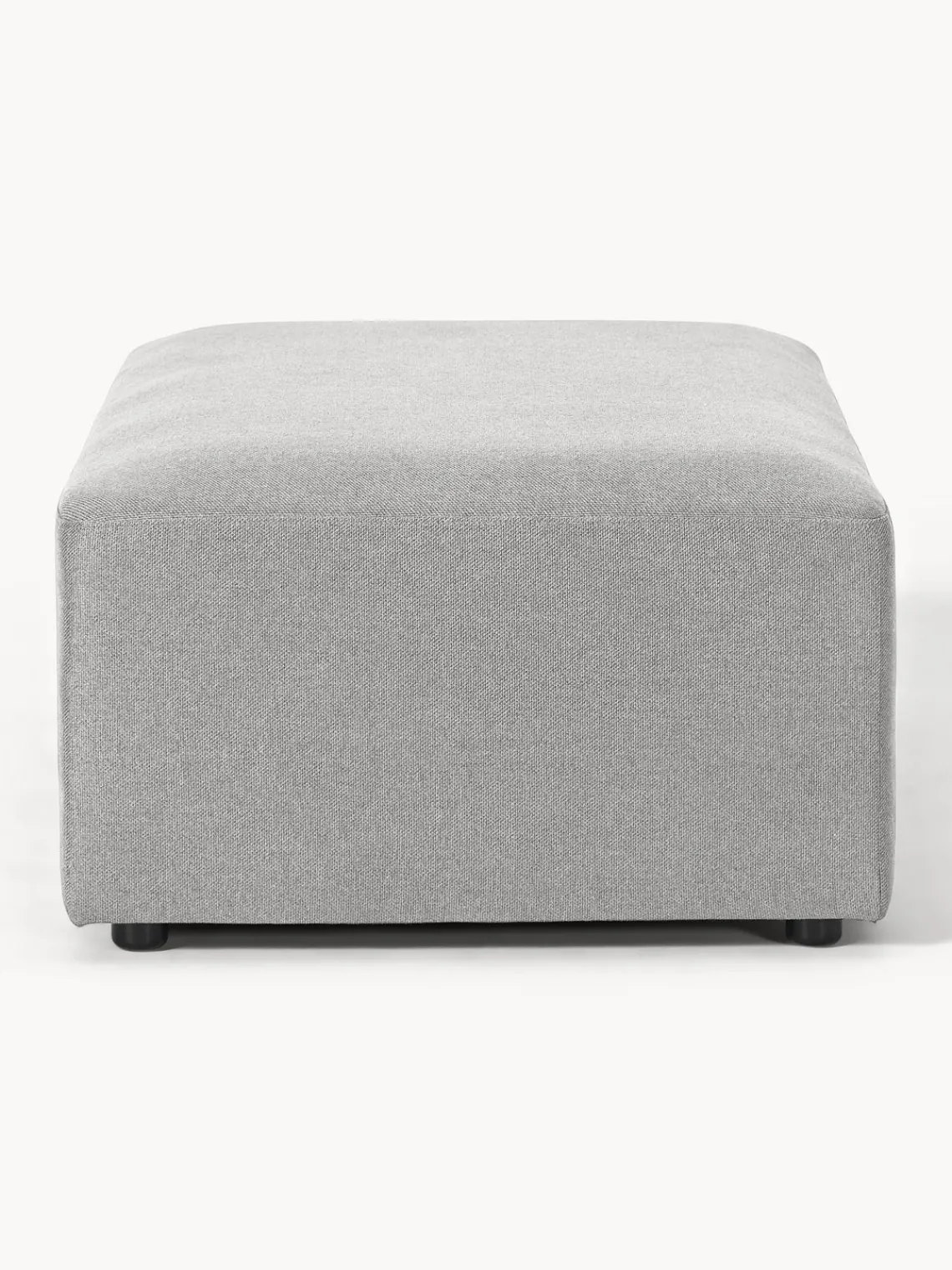 Westwing Collection Puf reposapiés grande Melva, 116 x 72 cm