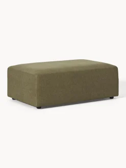 Westwing Collection Puf reposapiés grande Melva, 116 x 72 cm
