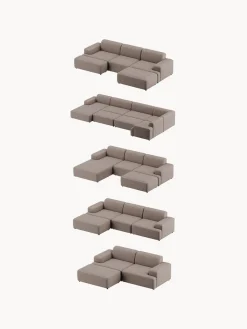 Westwing Collection Puf reposapiés grande Melva, 116 x 72 cm