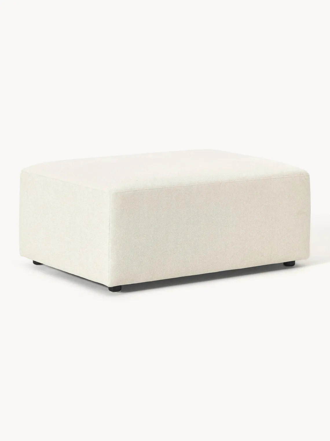 Westwing Collection Puf reposapiés Melva, 99 x 72 cm