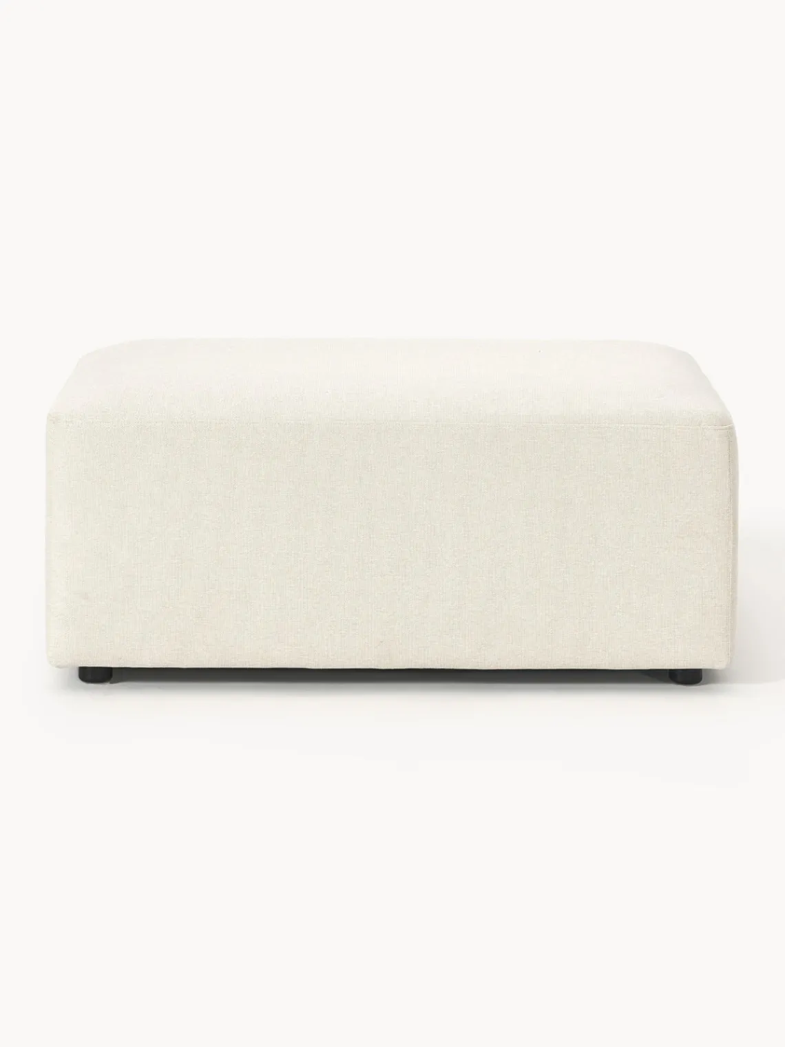 Westwing Collection Puf reposapiés Melva, 99 x 72 cm