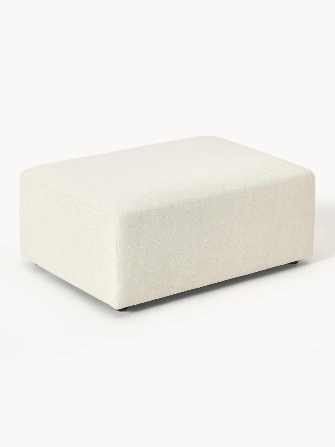 Westwing Collection Puf reposapiés Melva, 99 x 72 cm