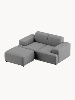 Westwing Collection Puf reposapiés Melva, 99 x 72 cm