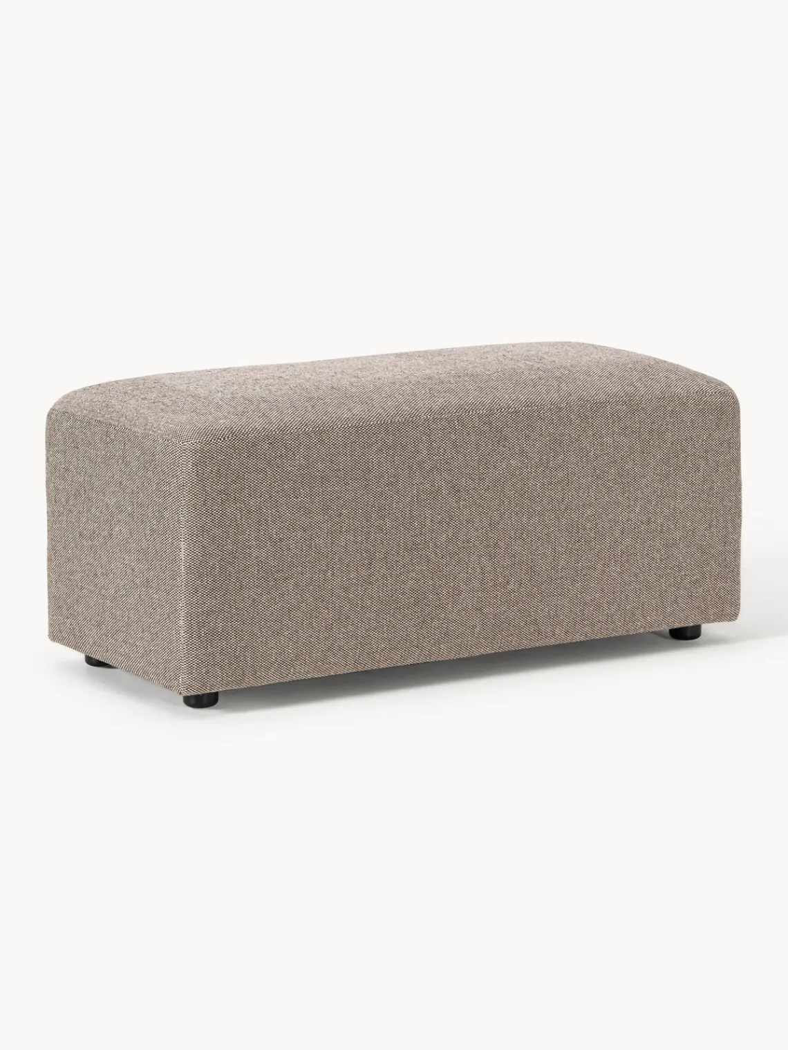 Westwing Collection Puf reposapiés Melva, 99 x 42 cm^ Reposapiés|Sofás
