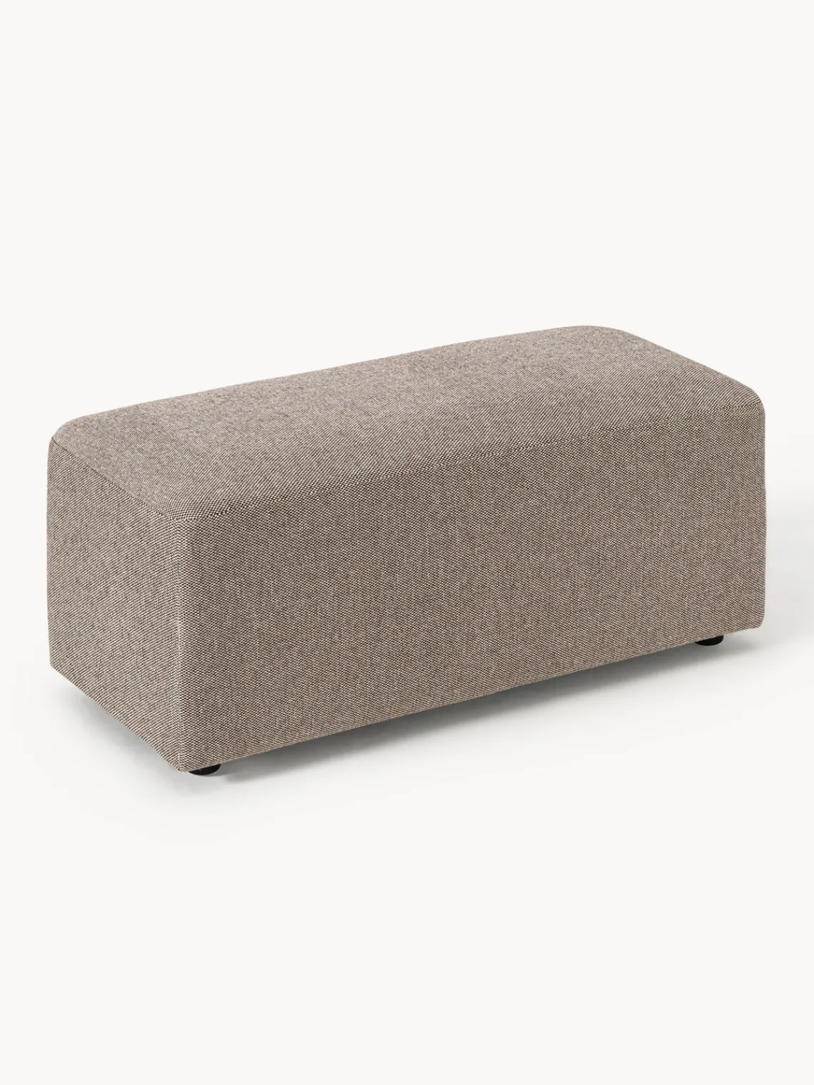 Westwing Collection Puf reposapiés Melva, 99 x 42 cm^ Reposapiés|Sofás