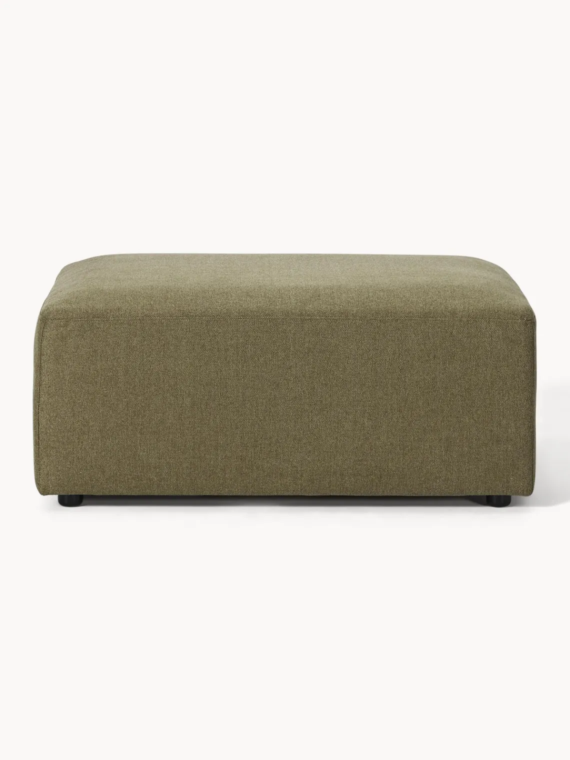 Westwing Collection Puf reposapiés Melva, 99 x 72 cm^ Reposapiés|Sofás