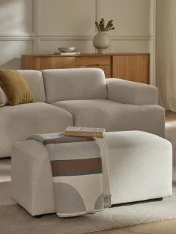 Westwing Collection Puf reposapiés Melva, 99 x 42 cm