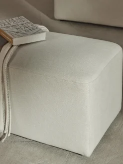 Westwing Collection Puf reposapiés Melva, 99 x 42 cm