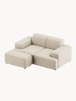 Westwing Collection Puf reposapiés Melva, An 99 x F 42 cm