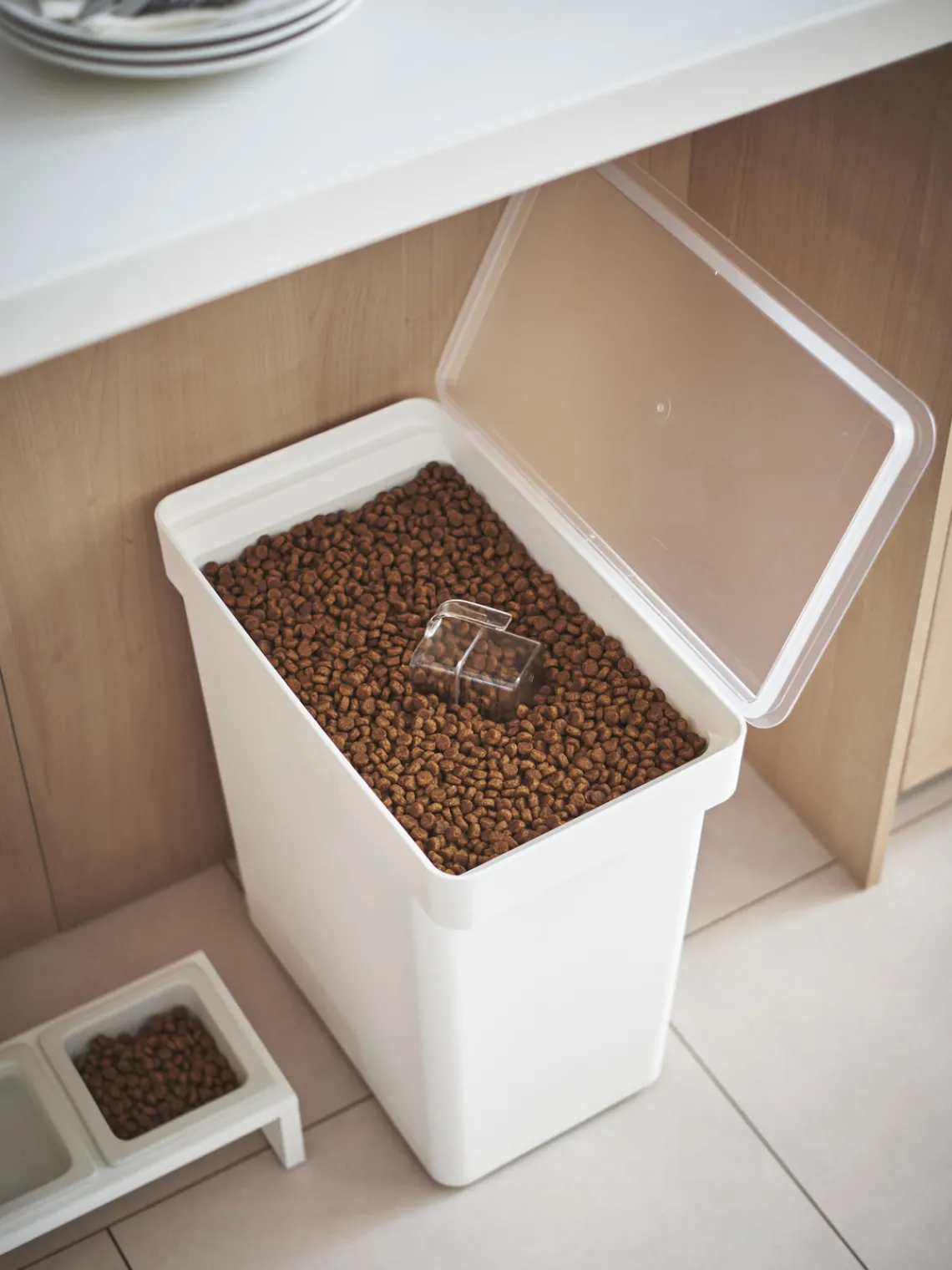 Yamazaki Recipiente para comida con medidor Tower, 2 uds.