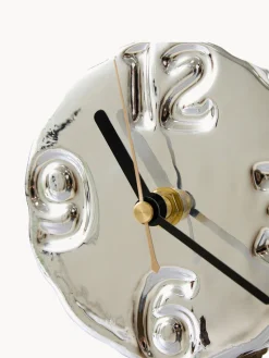 HKLIVING Reloj de cerámica artesanal con cromo Retro^ Relojes|Jarrones