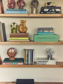 HKLIVING Reloj de cerámica artesanal con cromo Retro^ Relojes|Jarrones