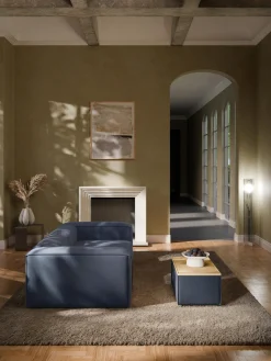 Westwing Collection Reposapiés puf con espacio de almacenamiento Lennon^ Reposapiés|Sofás