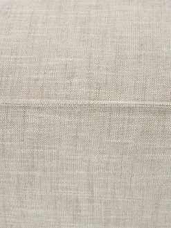 Westwing Collection Reposapiés puf de mezcla de lino Lennon