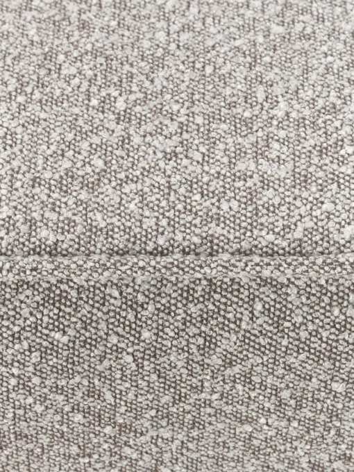 Westwing Collection Reposapiés puf en tejido bouclé Lennon