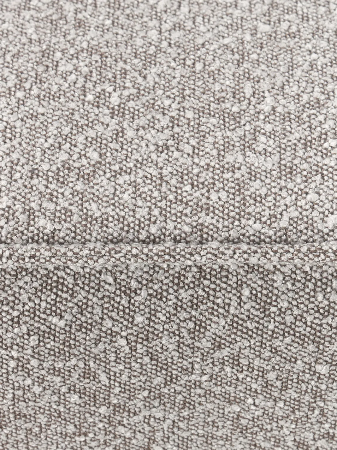 Westwing Collection Reposapiés puf en tejido bouclé Lennon