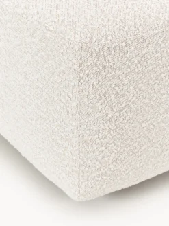 Westwing Collection Reposapiés puf en tejido bouclé Anton