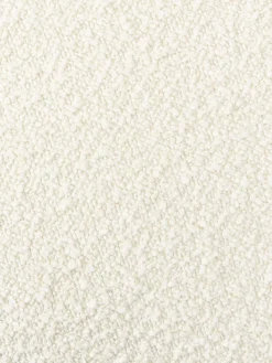 Westwing Collection Reposapiés puf en tejido bouclé Alba