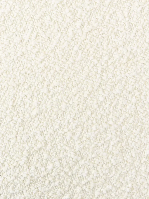 Westwing Collection Reposapiés puf en tejido bouclé Alba