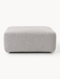 Westwing Collection Reposapiés puf en tejido bouclé Anton^ Sofás