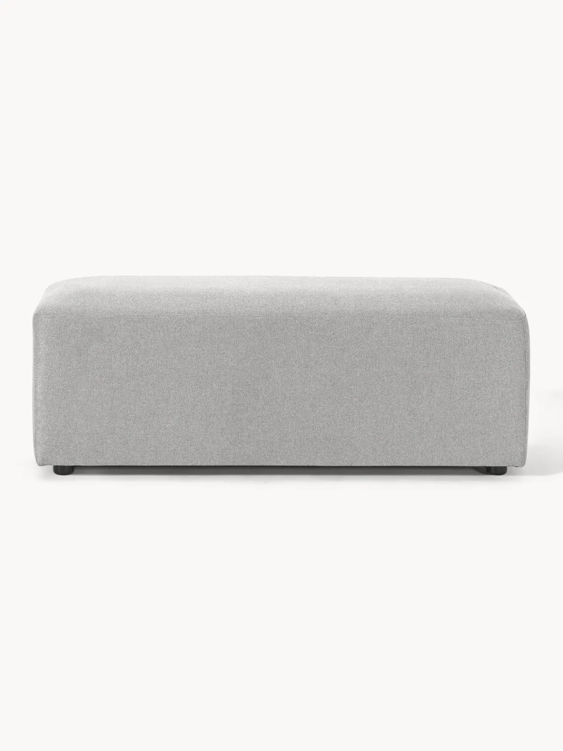 Westwing Collection Reposapiés puf grande Melva, 116 x 42 cm^ Reposapiés|Sofás