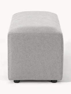 Westwing Collection Reposapiés puf grande Melva, 116 x 42 cm^ Reposapiés|Sofás