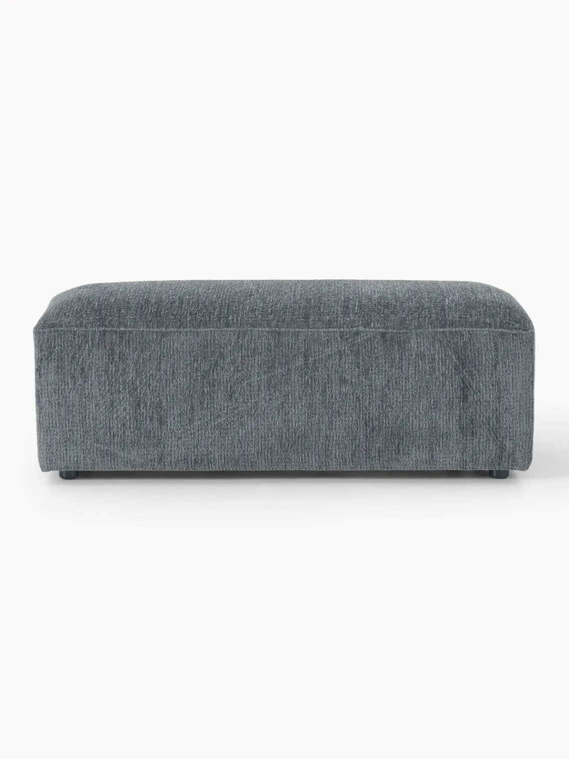 Westwing Collection Reposapiés puf grande Melva, 116 x 42 cm