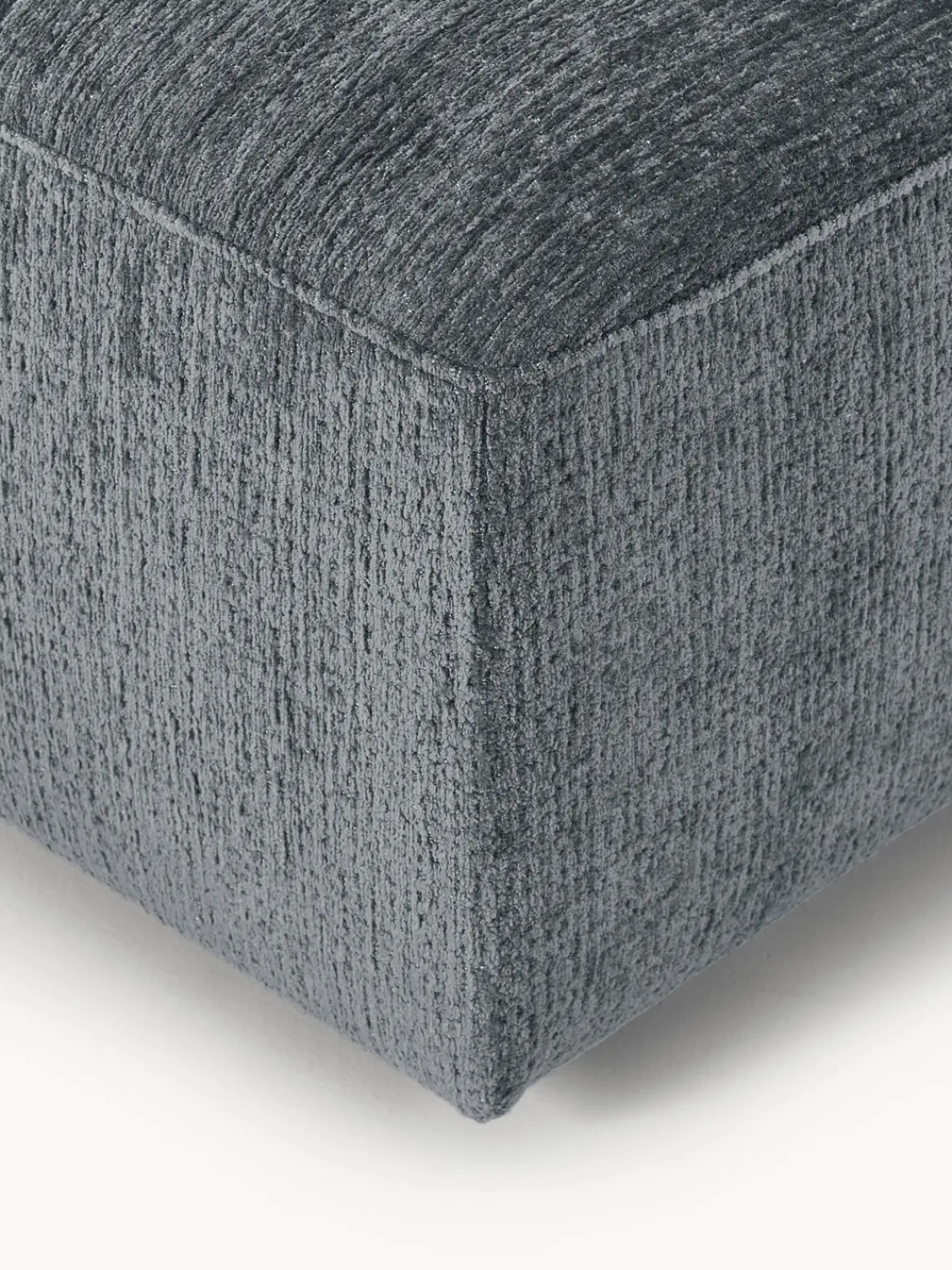 Westwing Collection Reposapiés puf grande Melva, 116 x 42 cm