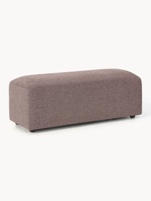 Westwing Collection Reposapiés puf grande Melva, 116 x 42 cm