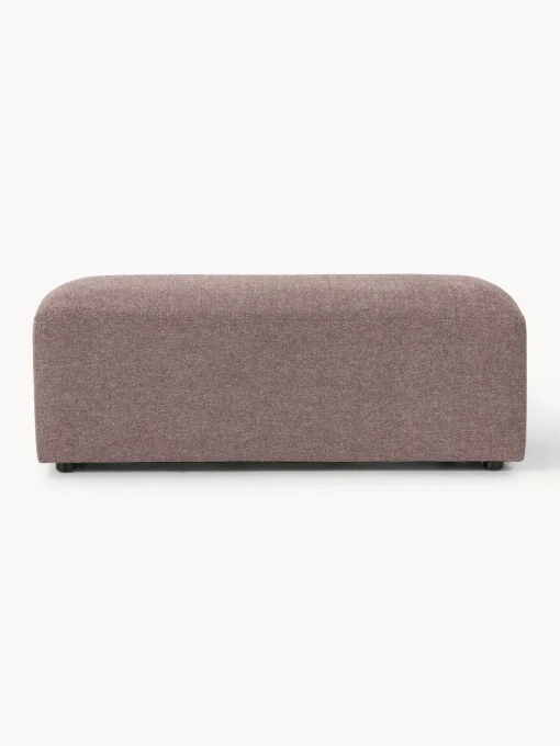 Westwing Collection Reposapiés puf grande Melva, 116 x 42 cm