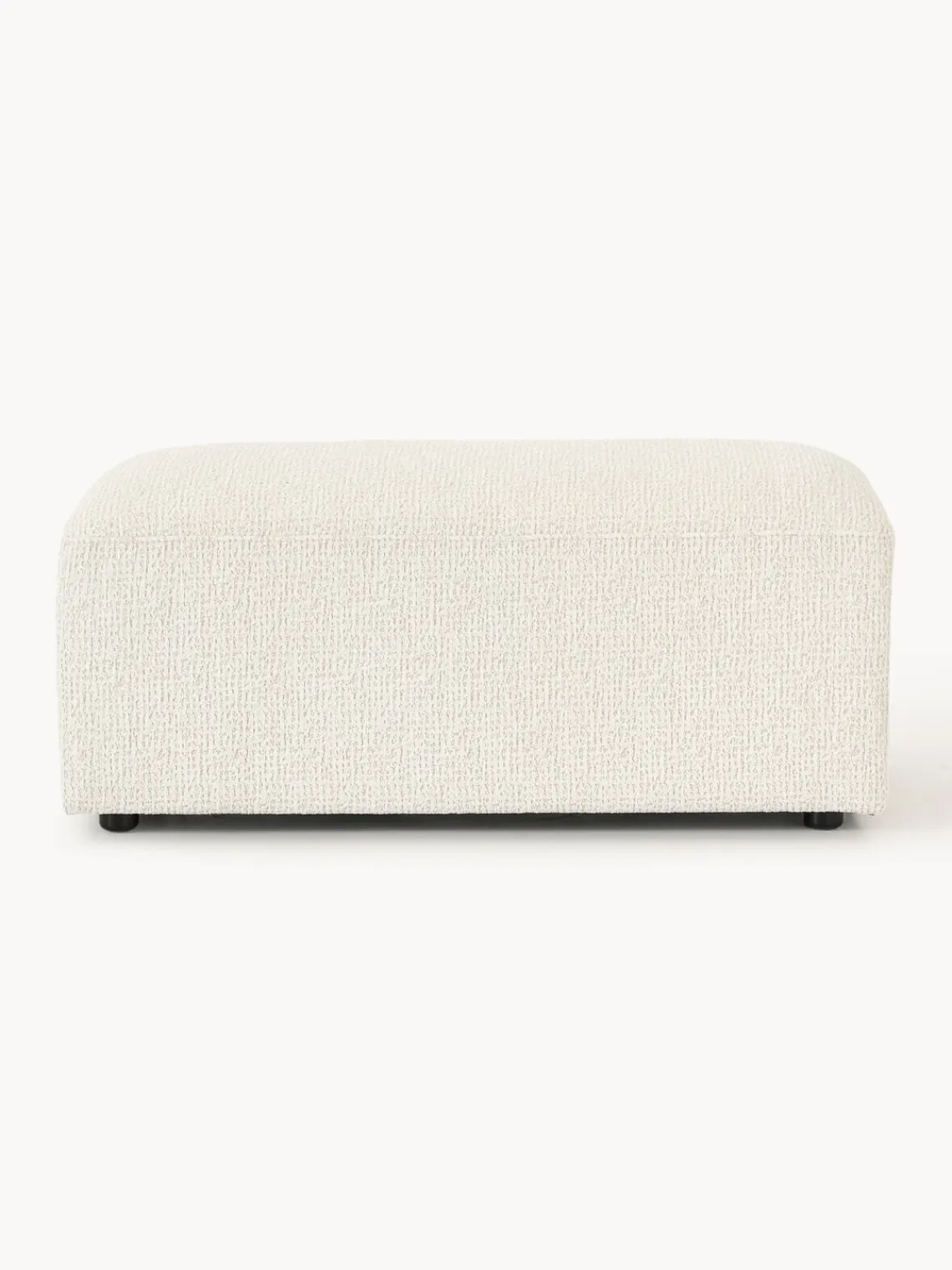Westwing Collection Reposapiés puf Melva, 99 x 42 cm^ Reposapiés|Sofás