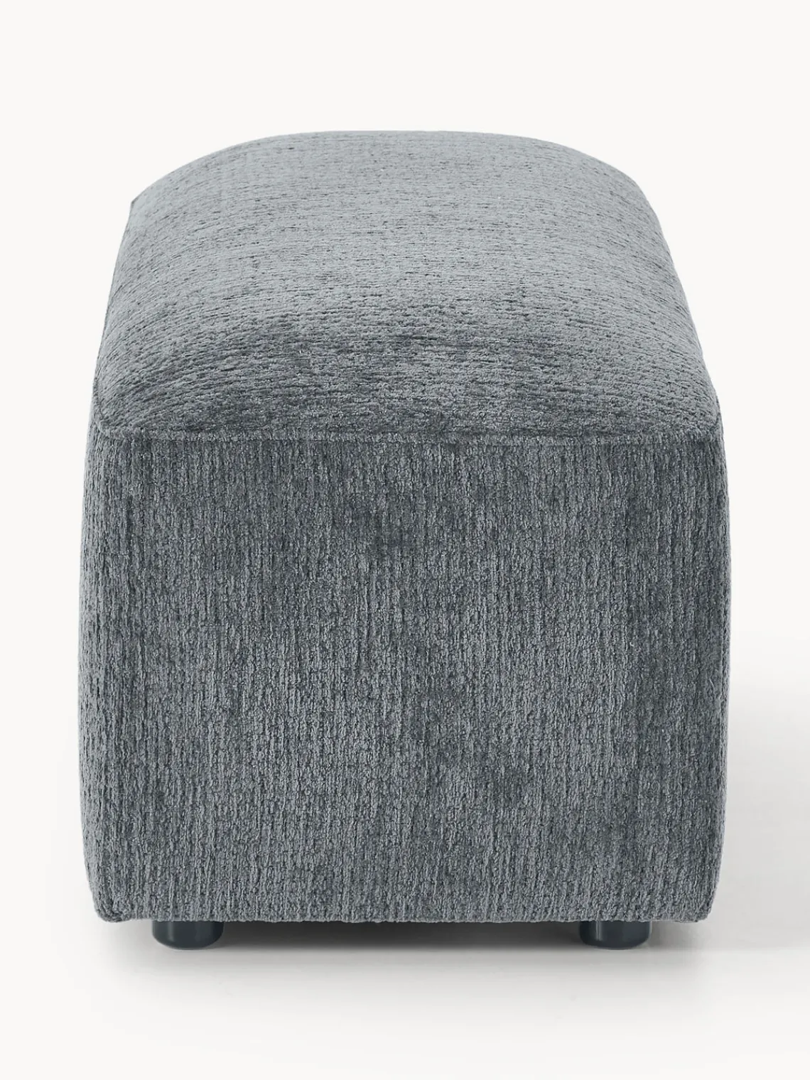 Westwing Collection Reposapiés puf Melva, 99 x 42 cm