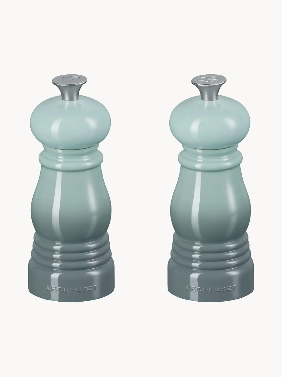 LE CREUSET Salero y pimentero con mecanismo de cerámica Creuset, 2 uds.