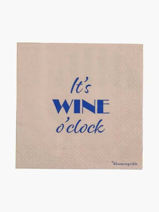 Bloomingville Servilletas Wine, 20 uds.