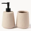 Westwing Collection Set de accesorios de baño Leibi, 2 uds.