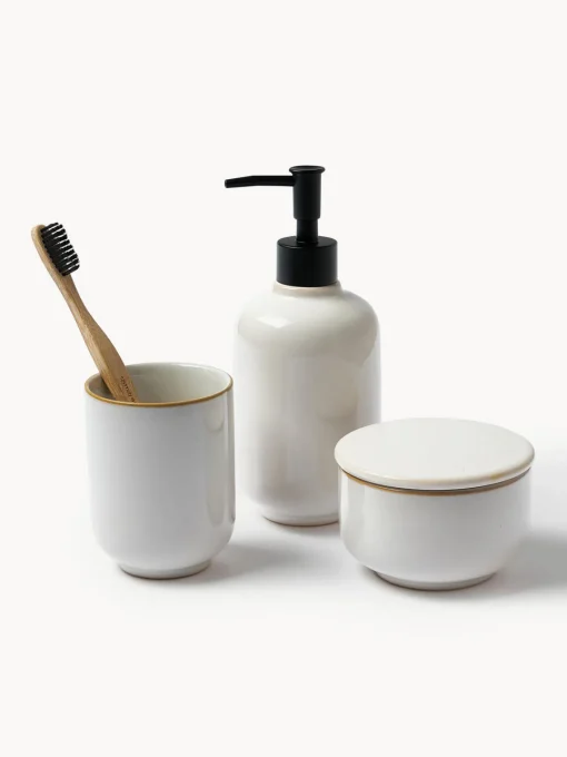 Westwing Collection Set de accesorios de baño Amper, 3 uds.