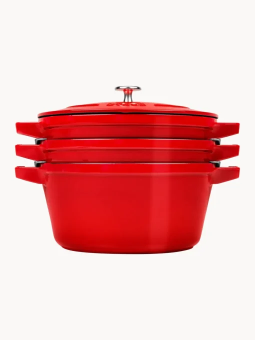 Staub Set de baterías de cocina de hierro fundido La Cocotte, 3 uds.^ Ollas|Ollas