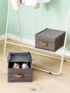 Store It Set de cajas con tapa Premium, 2 uds.^ Cajas De Almacenaje|Jarrones