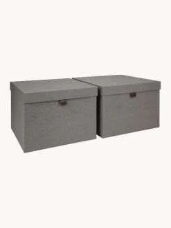 Bigso Box of Sweden Set de cajas Tristan, 2 pzas.^ Cajas De Almacenaje|Jarrones